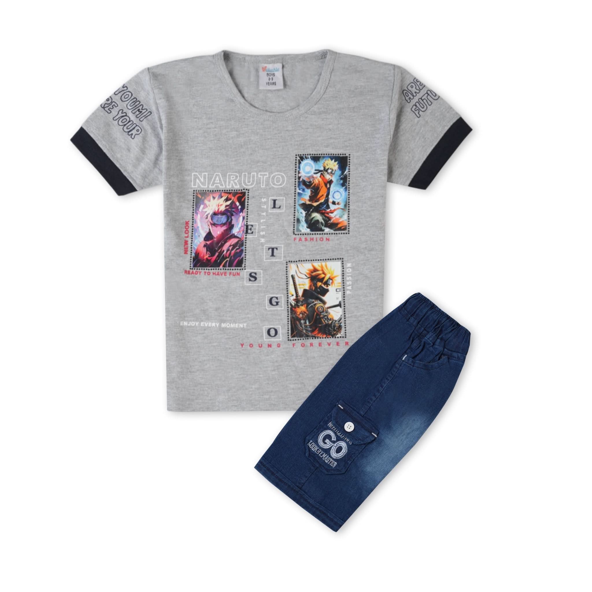 Valuable Boy’s Shirt & Shorts Set – Casual Summer Outfit