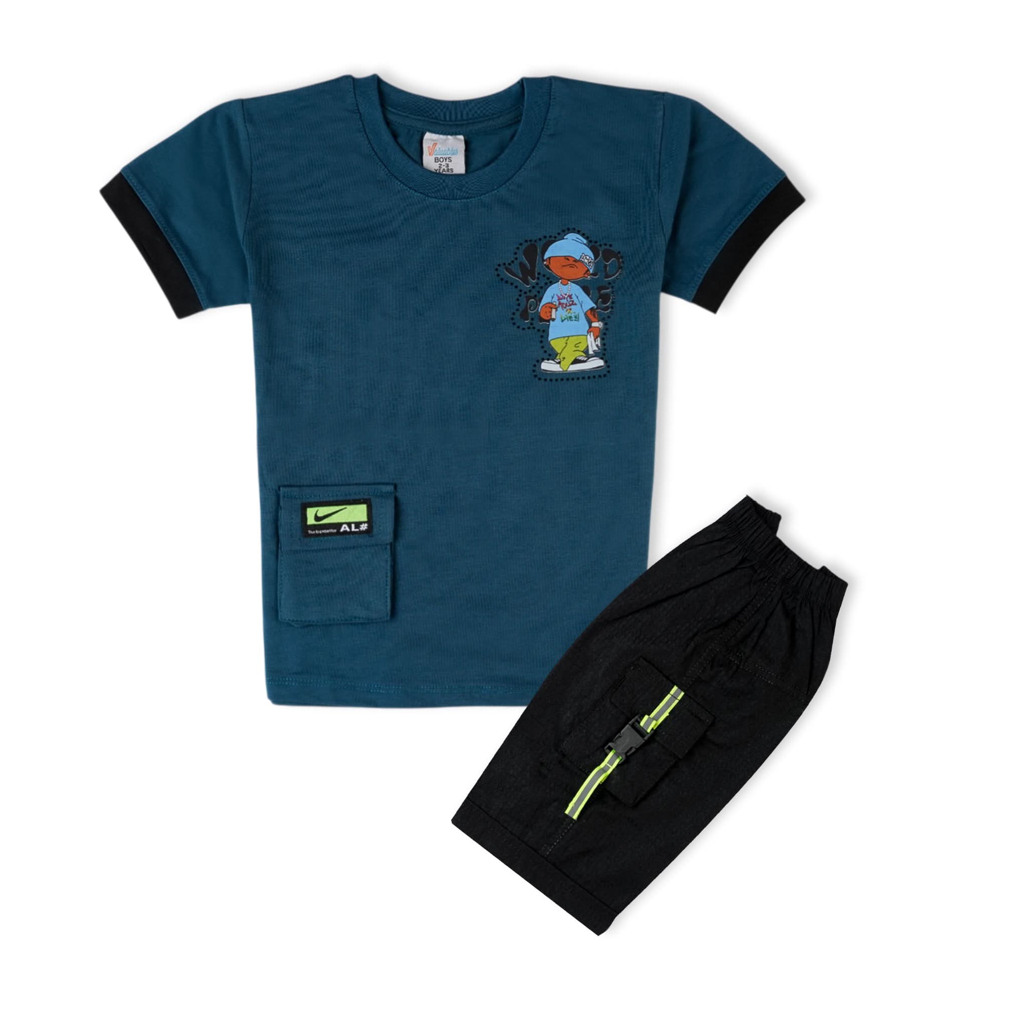 Valuable Boy’s Shirt & Shorts Set – Casual Summer Outfit