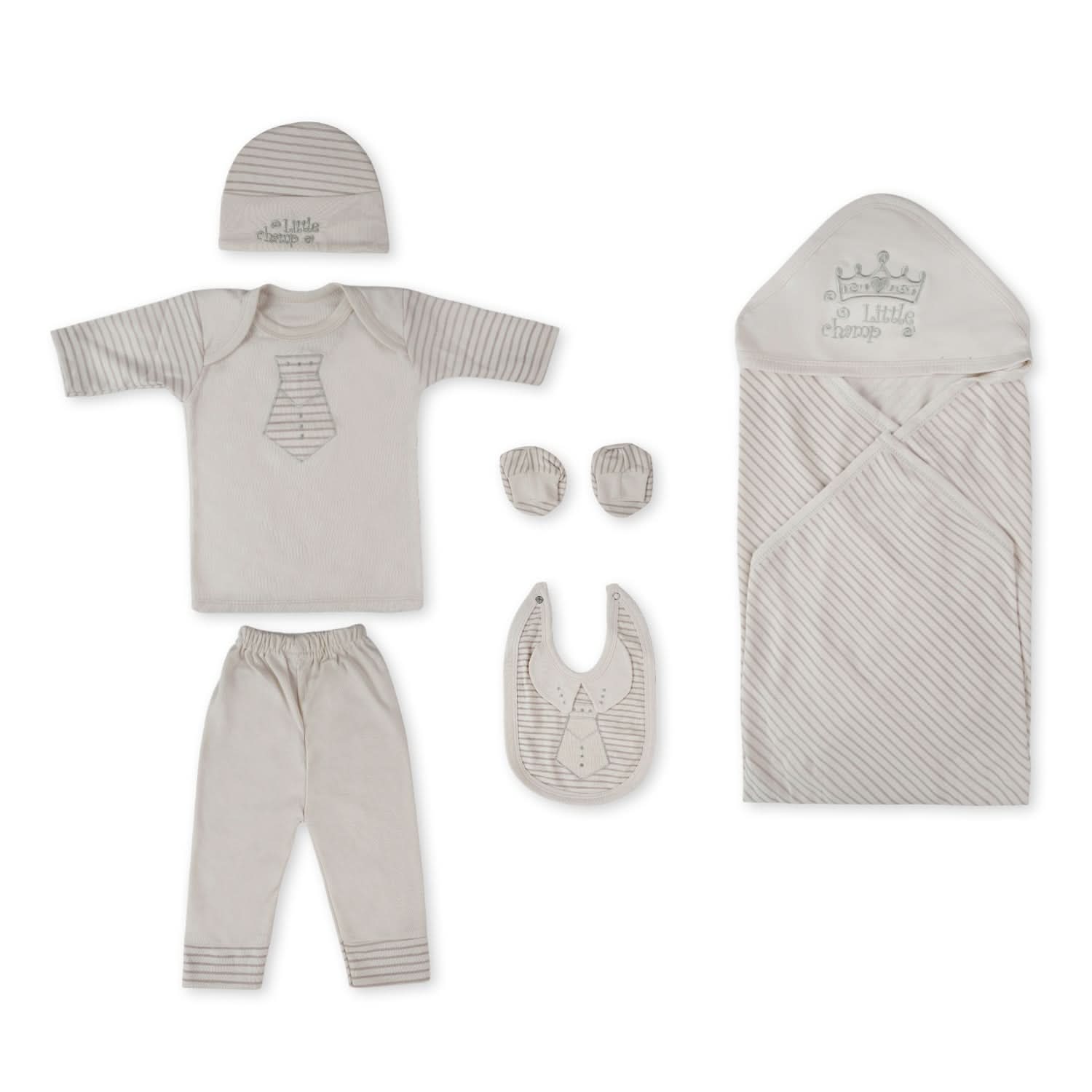Newborn 7Pcs Hanger Set Tie