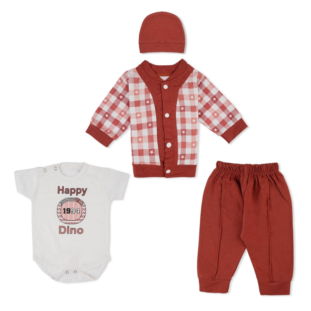 Newborn Boys Full Sleeves Suit