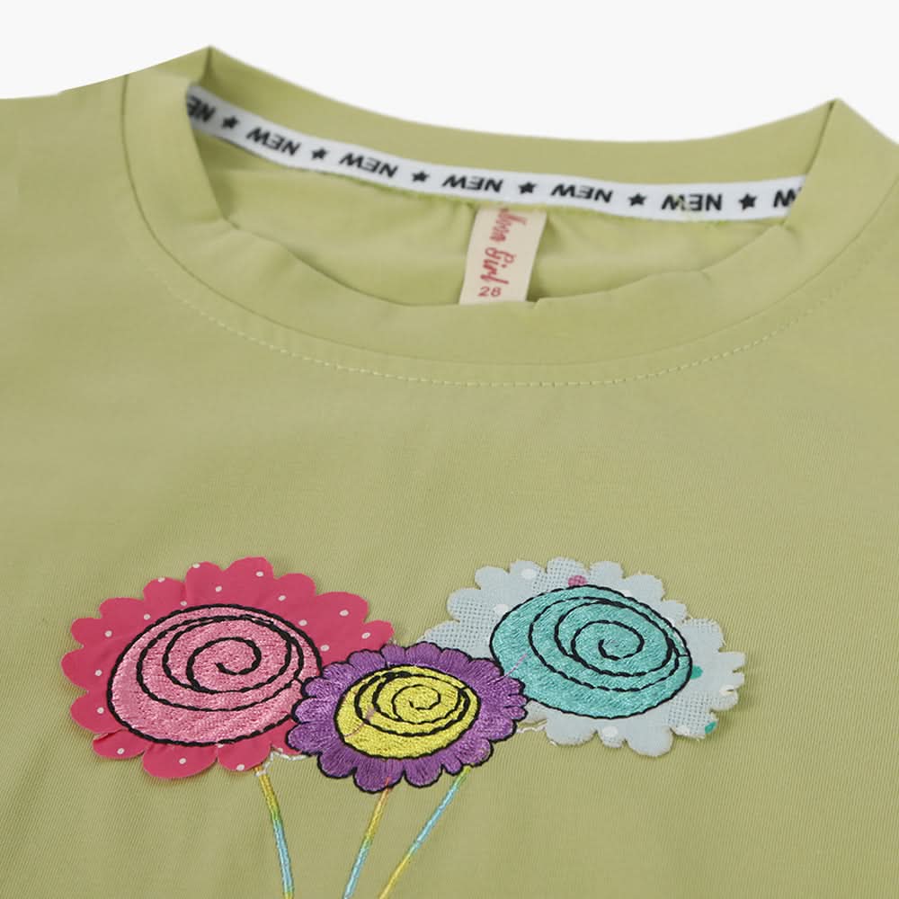 Girls Half Sleeves T-Shirt