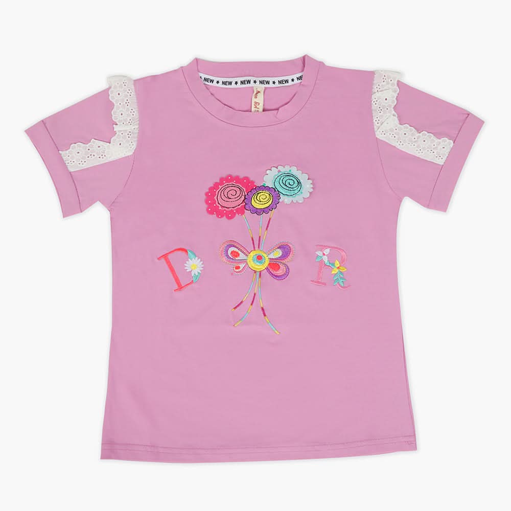 Girls Half Sleeves T-Shirt