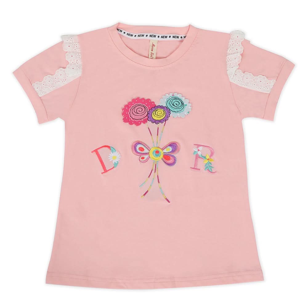 Girls Half Sleeves T-Shirt