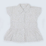 Girls Cotton Half Sleeves Shirt