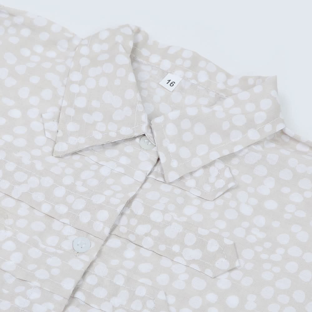 Girls Cotton Half Sleeves Shirt