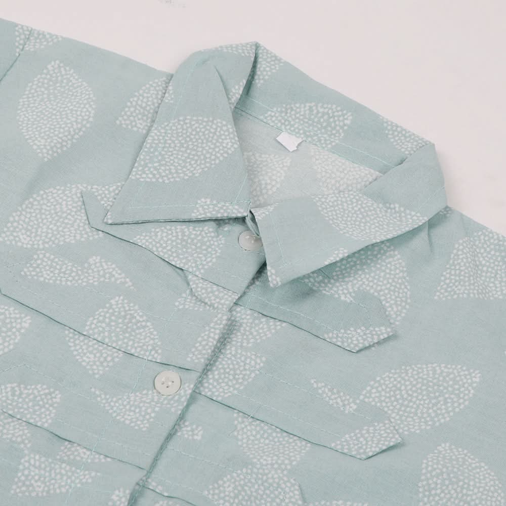 Girls Cotton Half Sleeves Shirt