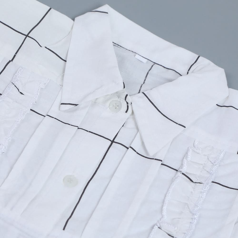 Girls Cotton Half Sleeves Shirt