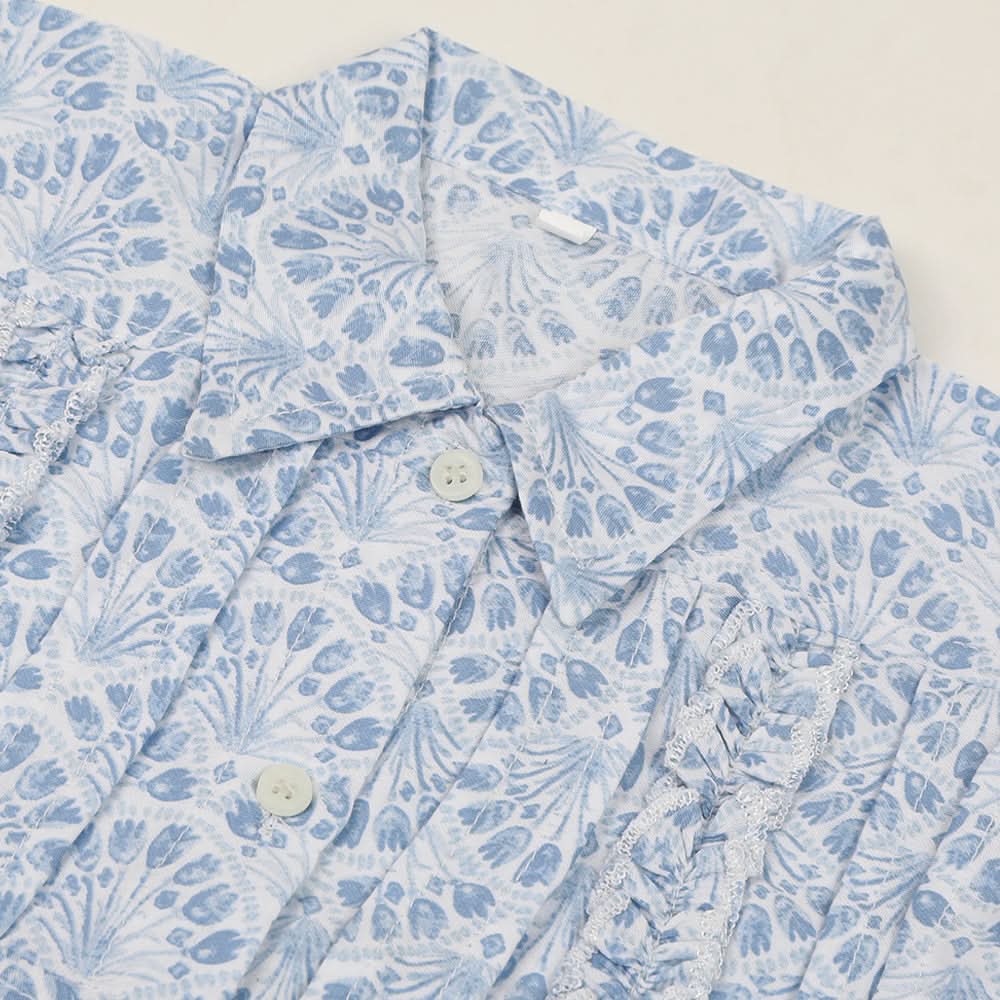 Girls Cotton Half Sleeves Shirt