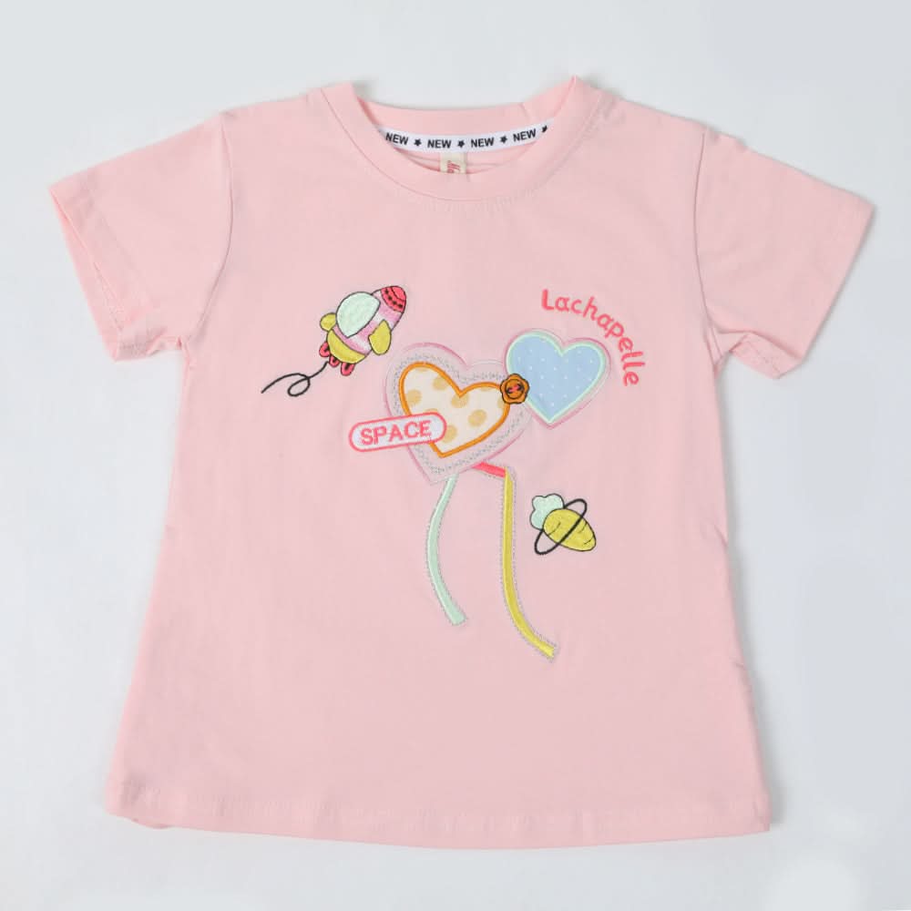 Girls Half Sleeves T-Shirts