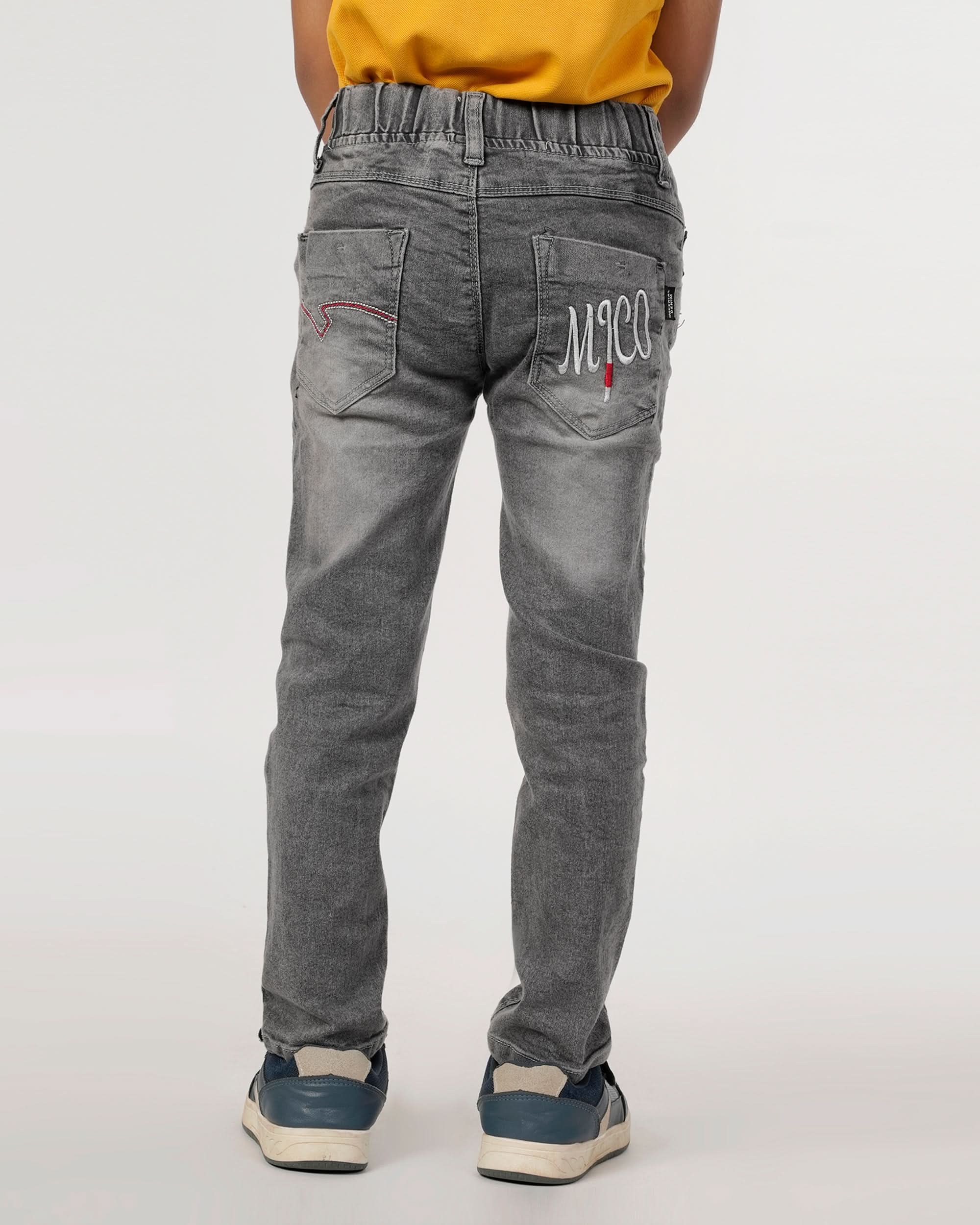 Boys Denim Pant - Grey