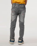 Boys Denim Pant - Grey