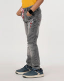 Boys Denim Pant - Grey