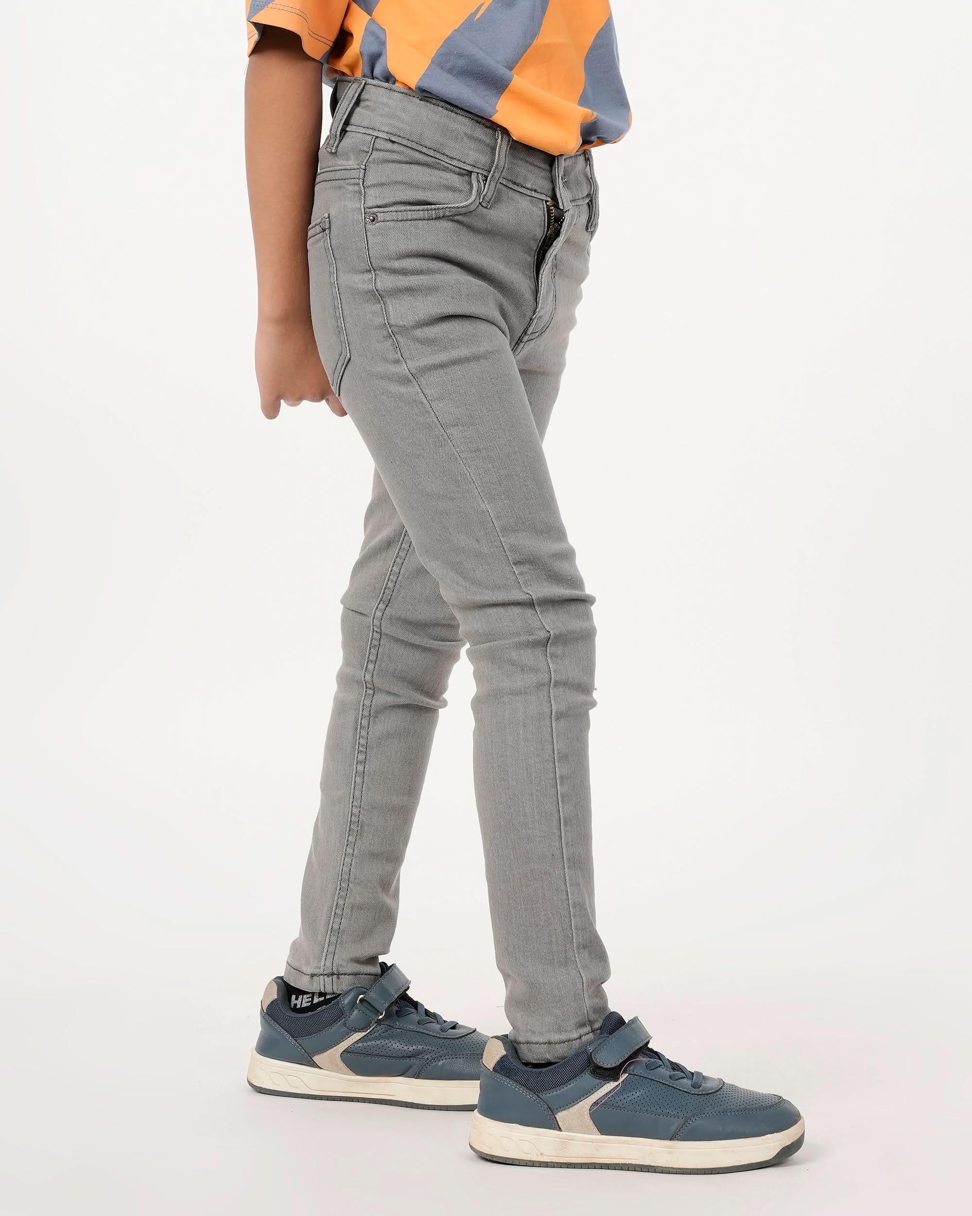 Eminent Boys Denim Pant - Grey