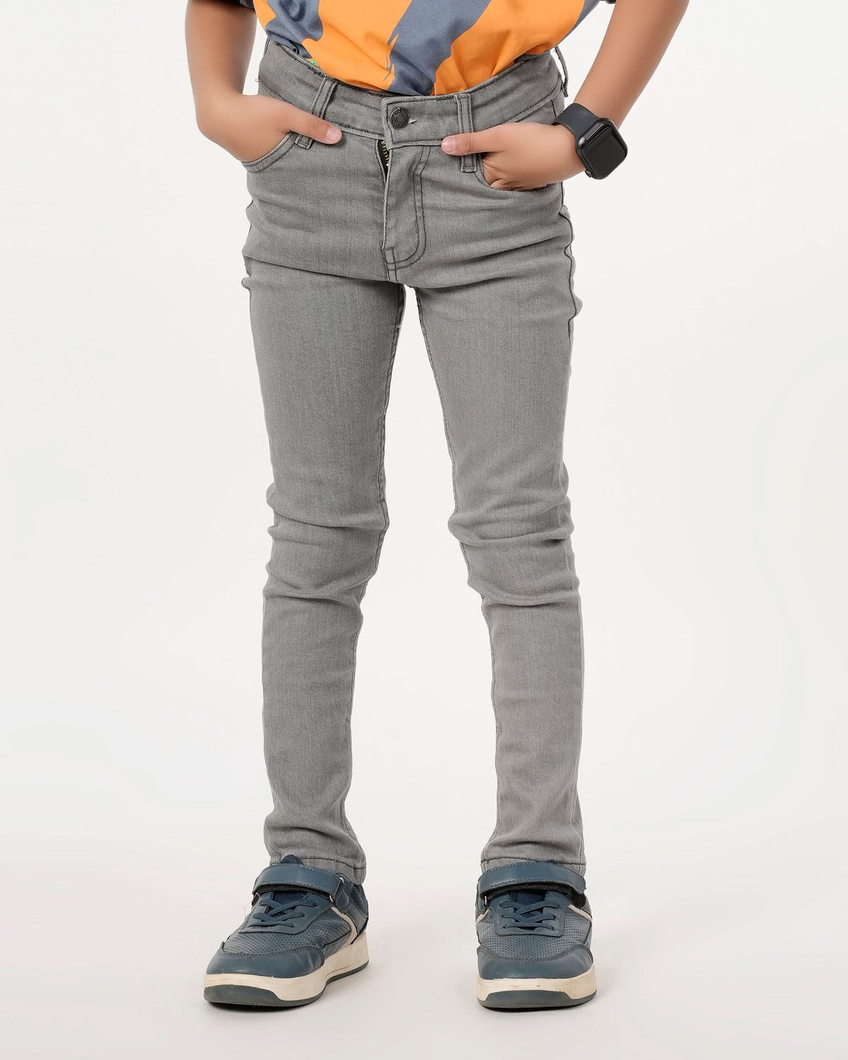 Eminent Boys Denim Pant - Grey