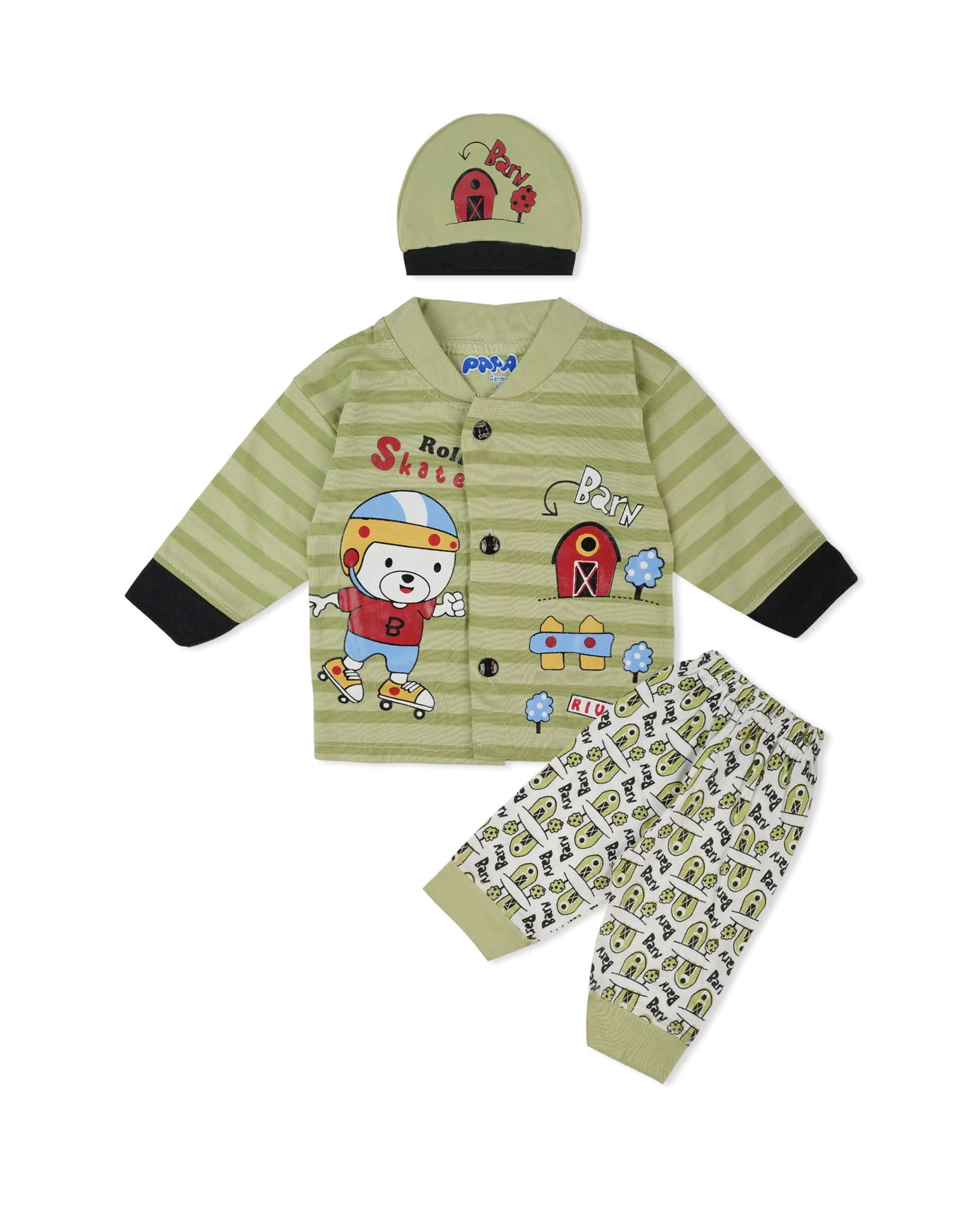 Newborn Boys Full Sleeves Suit