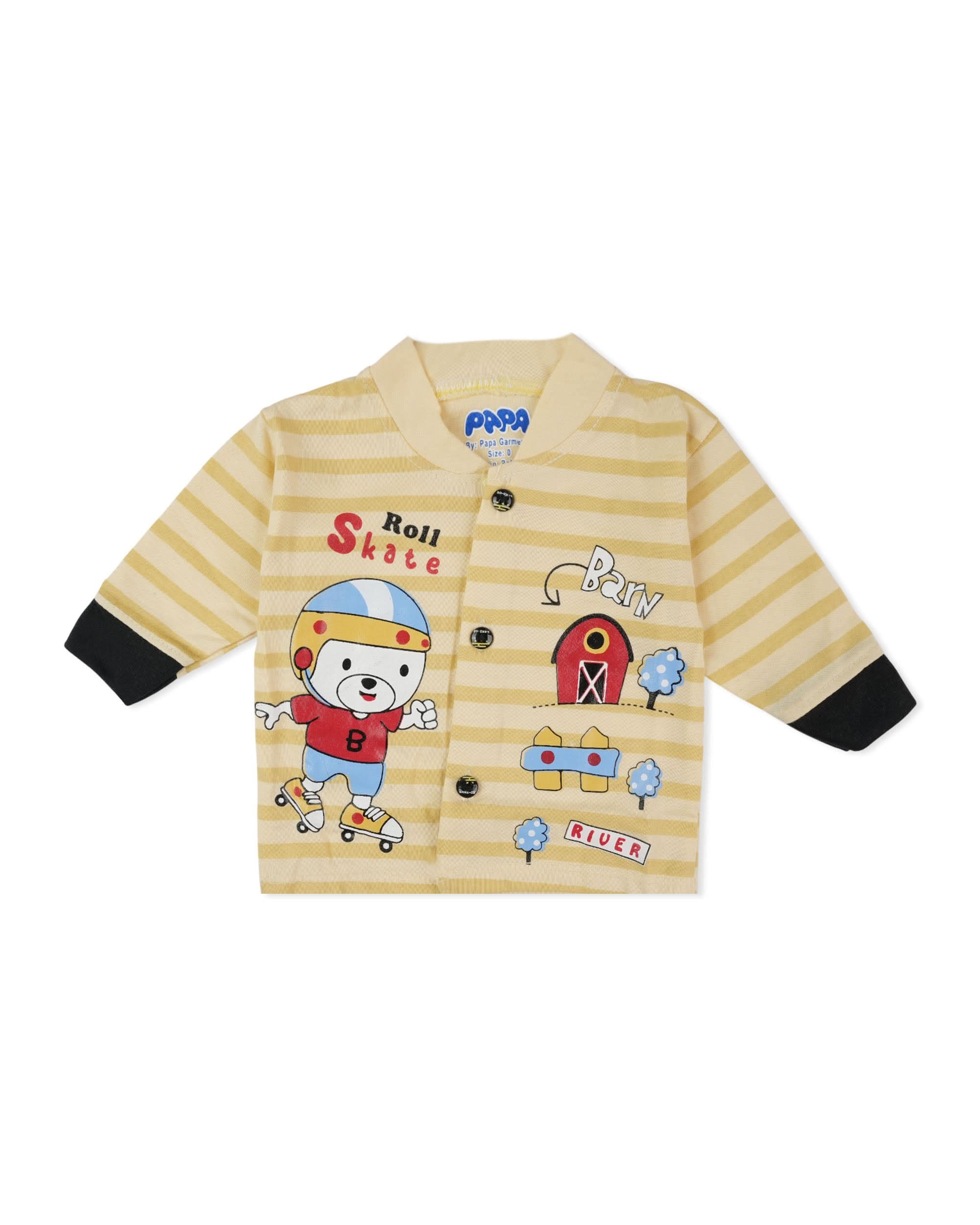 Newborn Boys Full Sleeves Suit