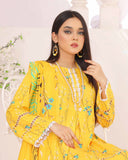 Nyasia By RA-Bin Hameeb Linen Cord's Printed Unstitched 3Pcs Suit - 4