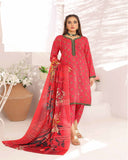 Nyasia By RA-Bin Hameeb Linen Cord's Printed Unstitched 3Pcs Suit - 8