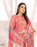 Nyasia By RA-Bin Hameeb Linen Cord's Printed Unstitched 3Pcs Suit - 6