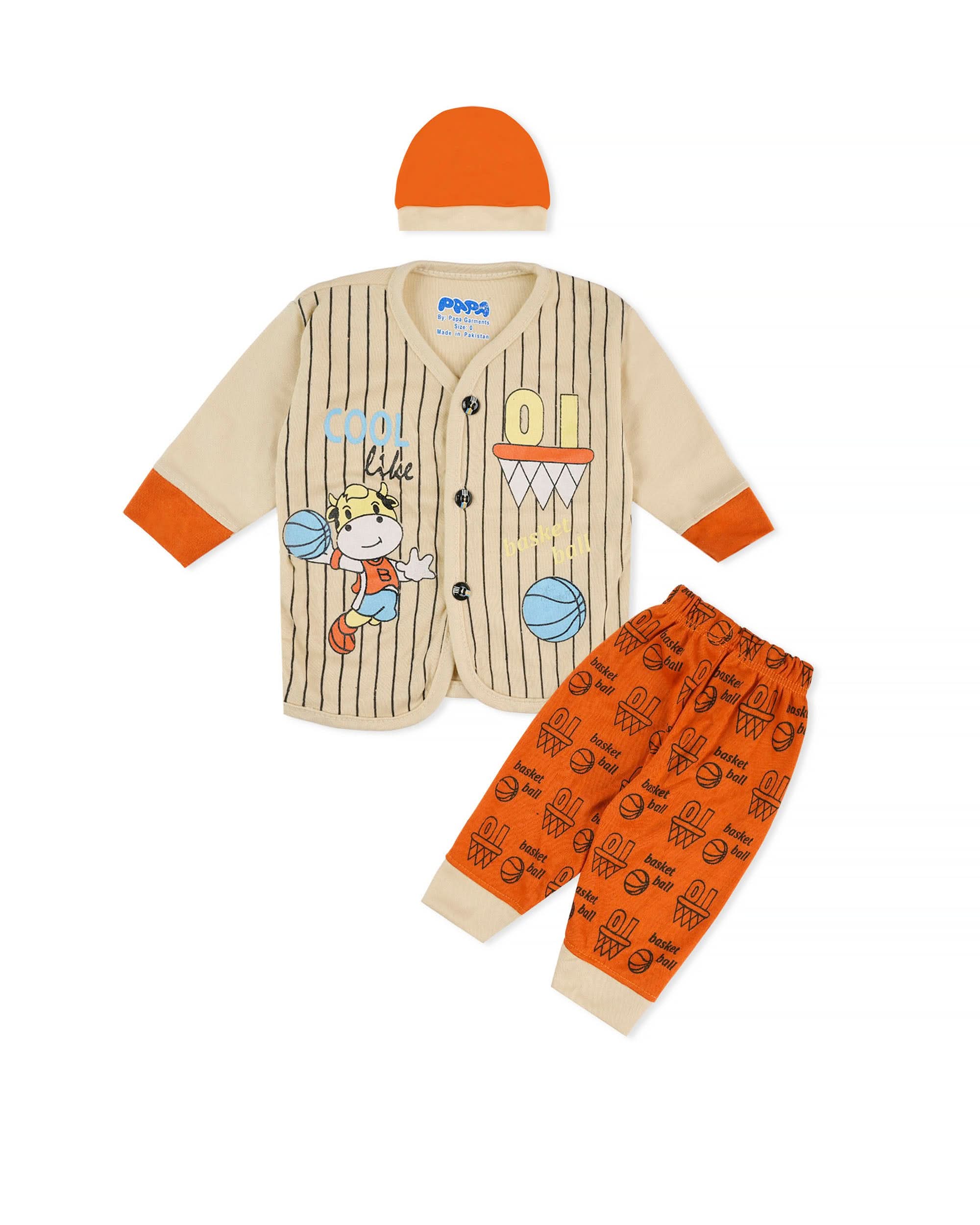 Newborn Boys Full Sleeves Suit