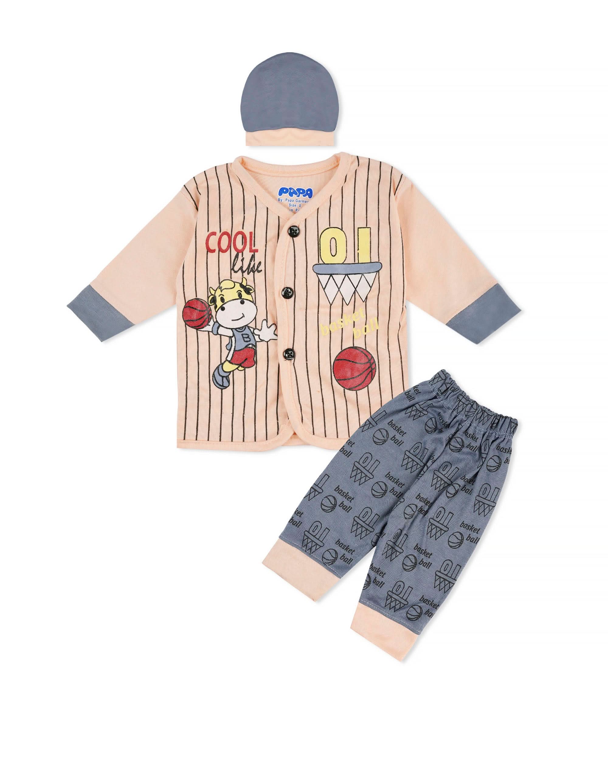 Newborn Boys Full Sleeves Suit