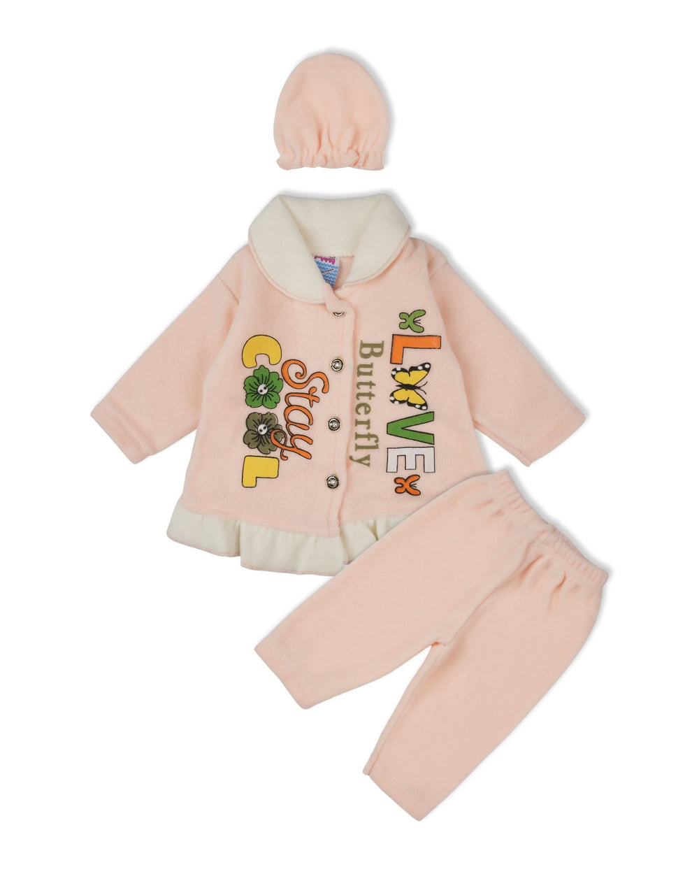 Newborn Girls Full Sleeves Suit