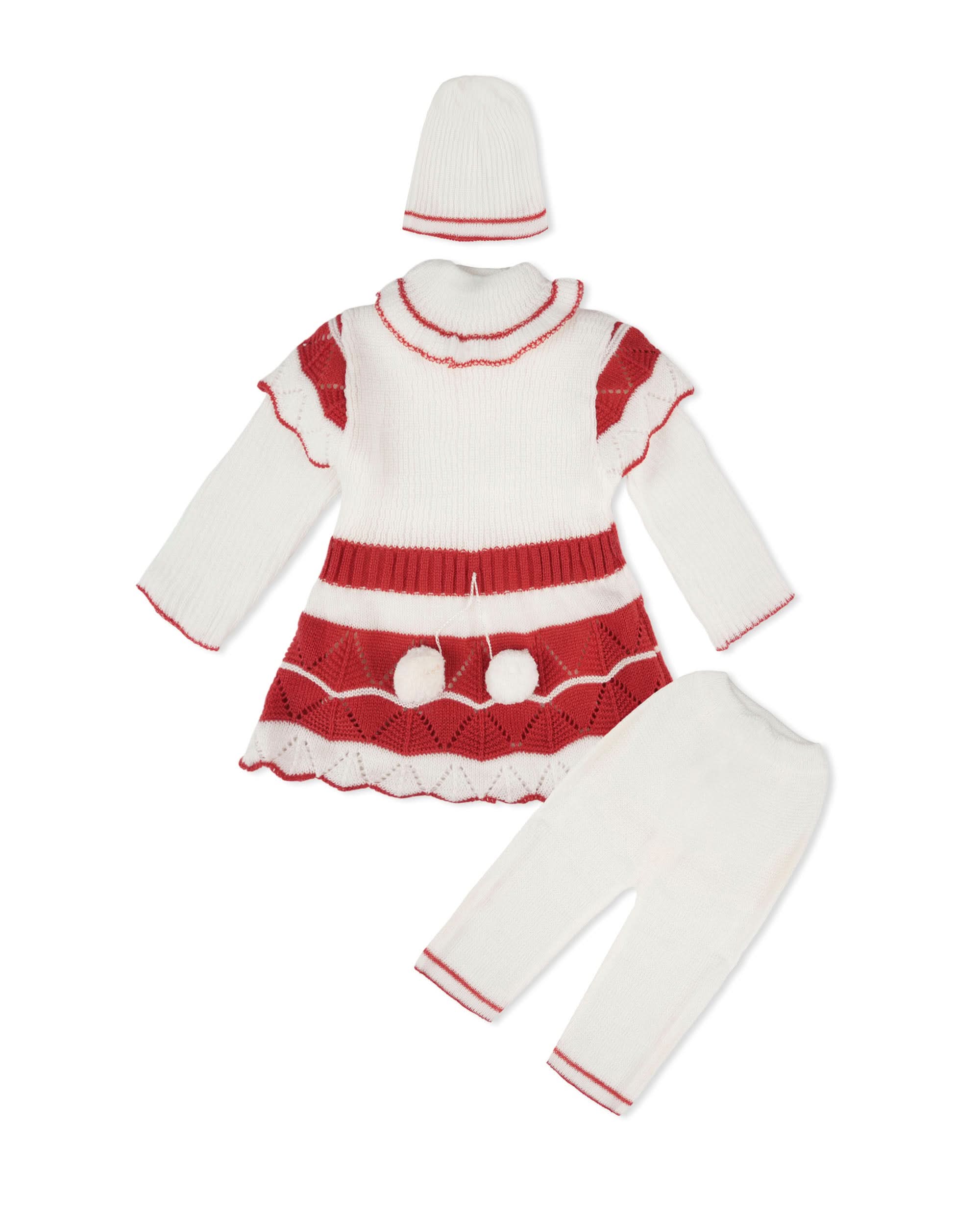 Newborn Girls Irani Suit – 4 Piece Set