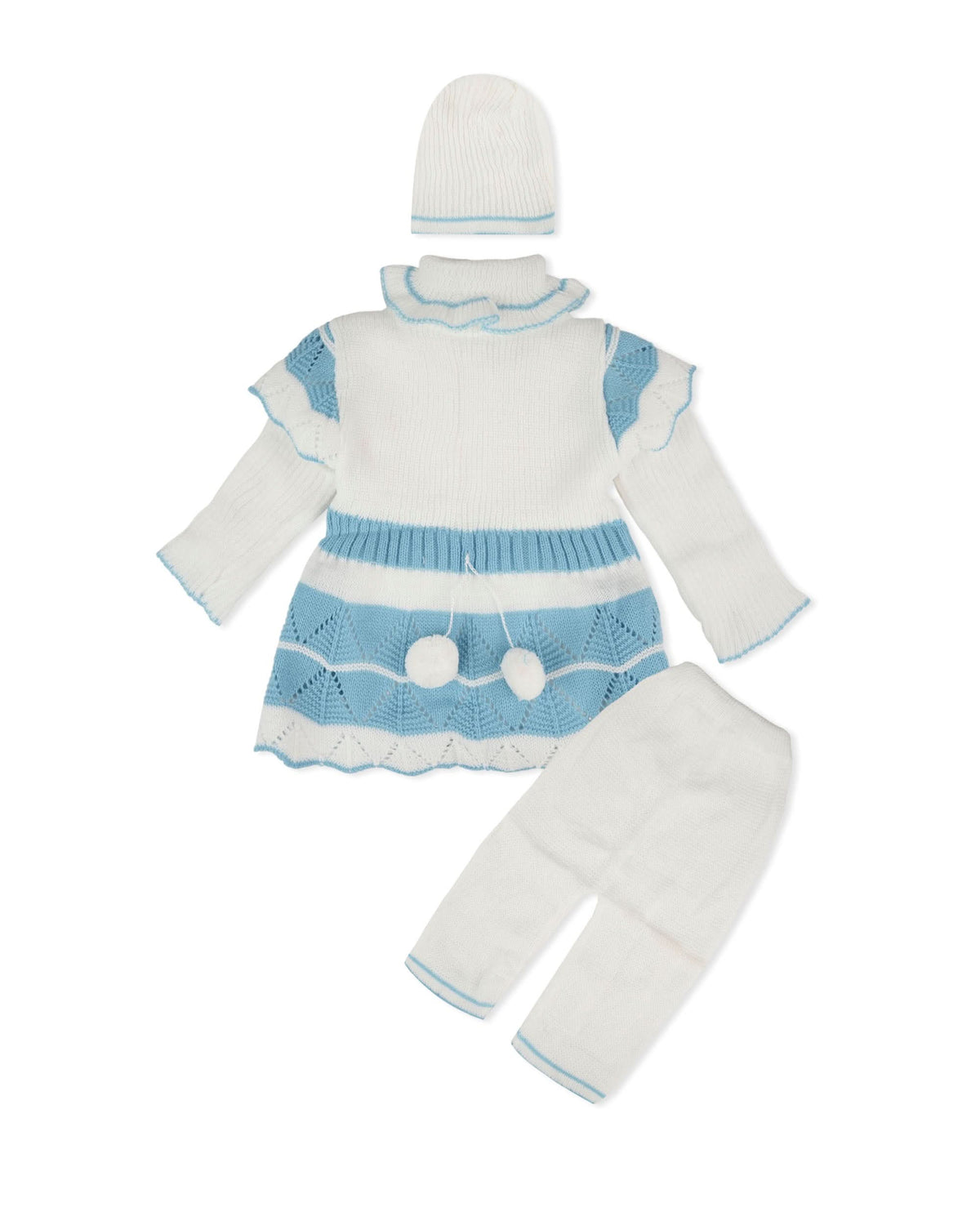Newborn Girls Irani Suit – 4 Piece Set