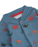 Valuables Newborn Girls Rompers Henley with Socks