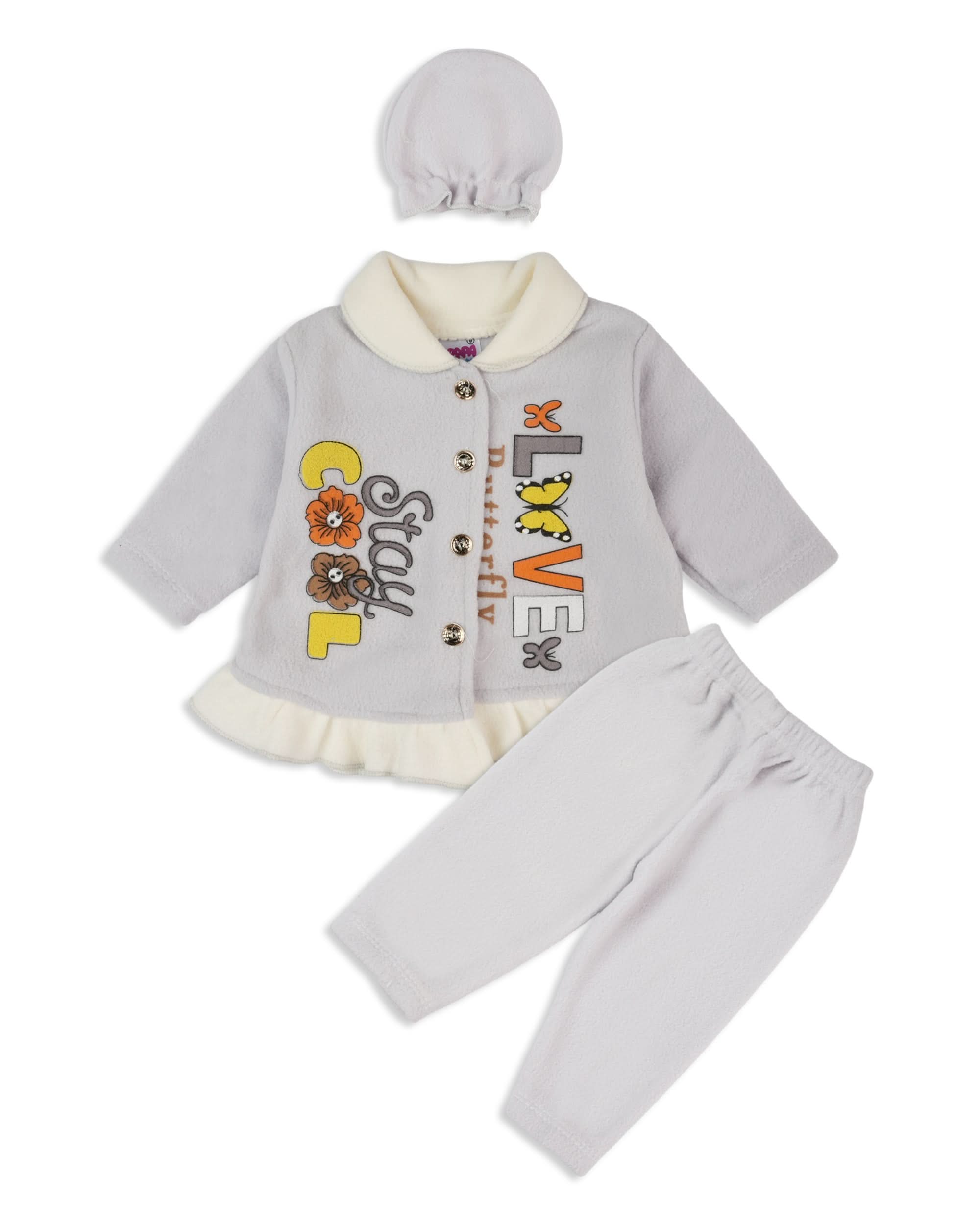 Newborn Girls Full Sleeves Suit