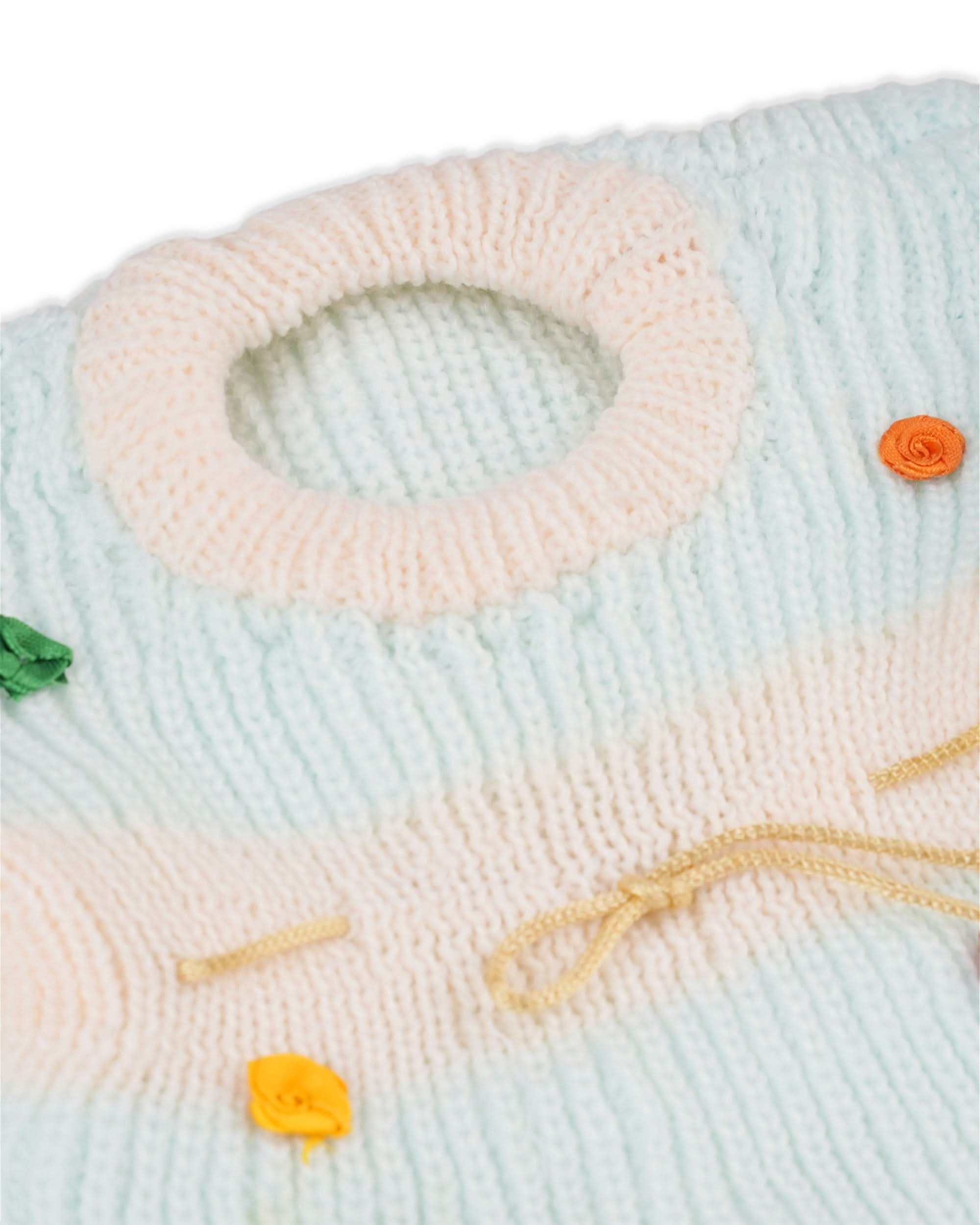Newborn Girls Woollen Suit