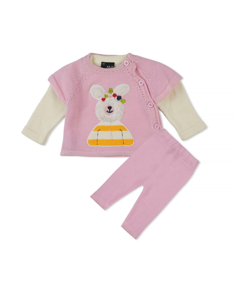 Newborn Girls Sweater Suit
