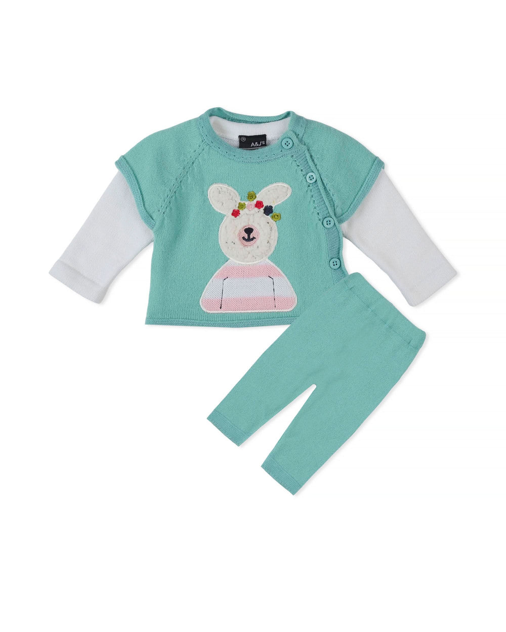 Newborn Girls Sweater Suit