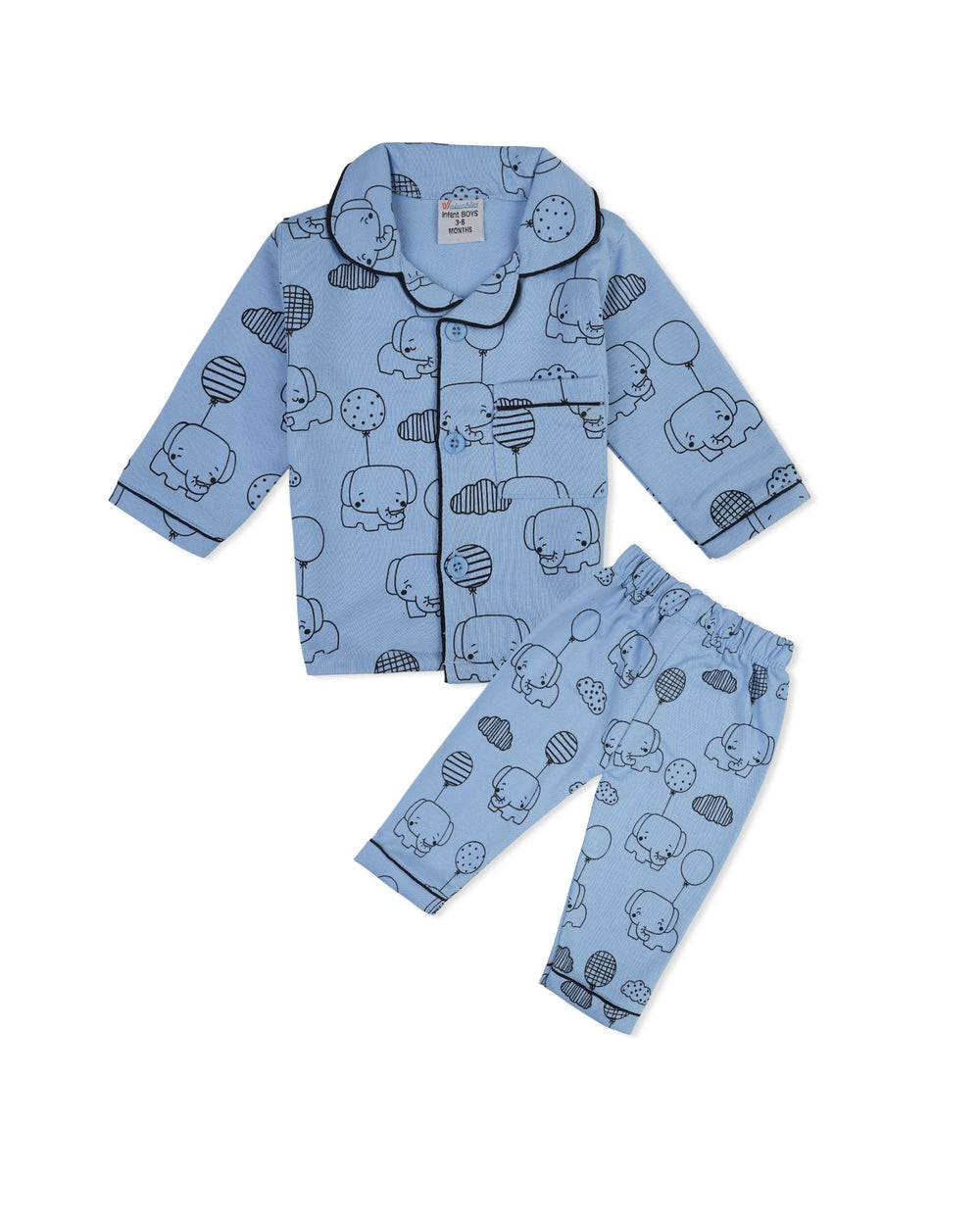 Valuables Newborn Boys Night Suit