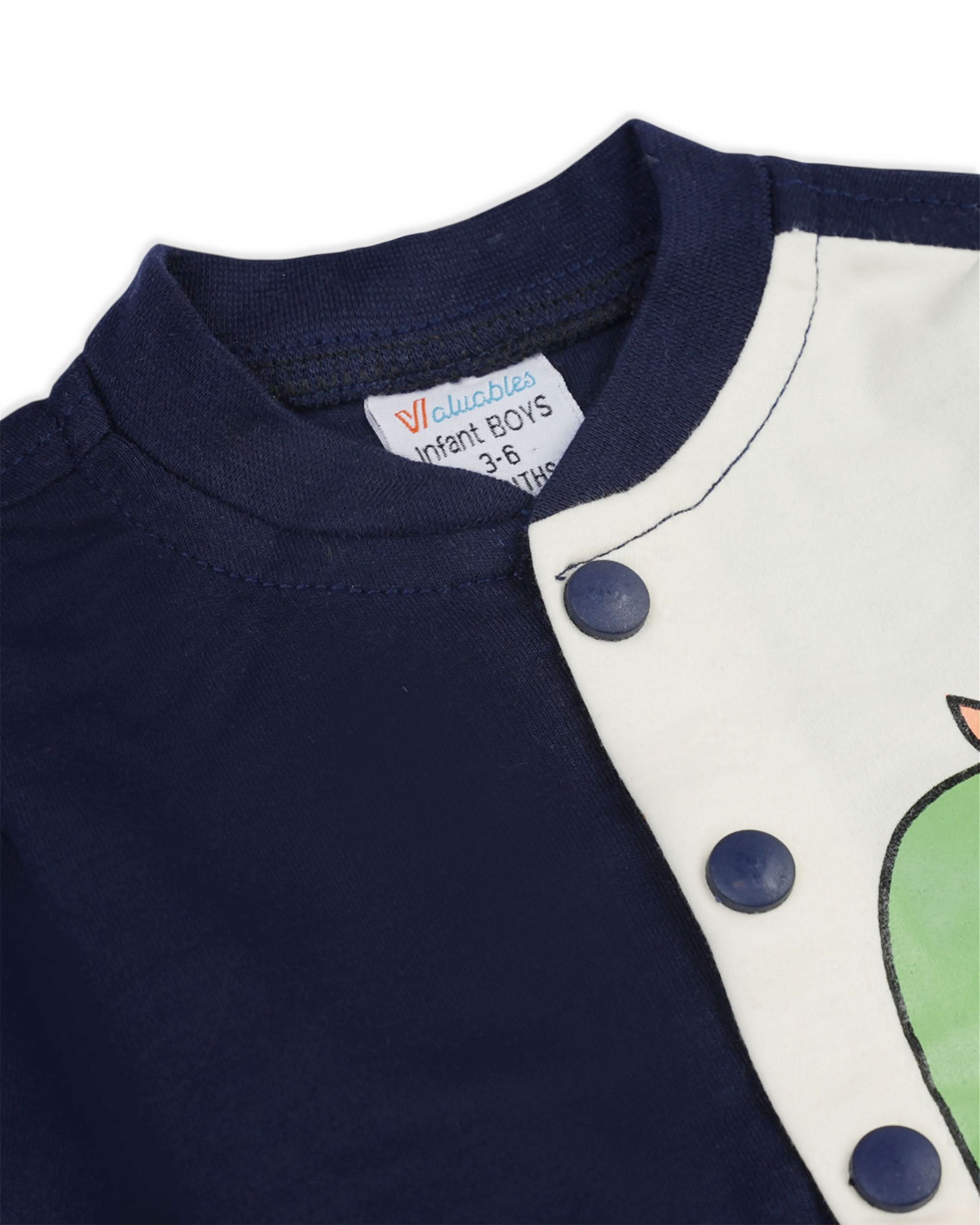 Valuables Newborn Boys 2-Piece Interlock Suit