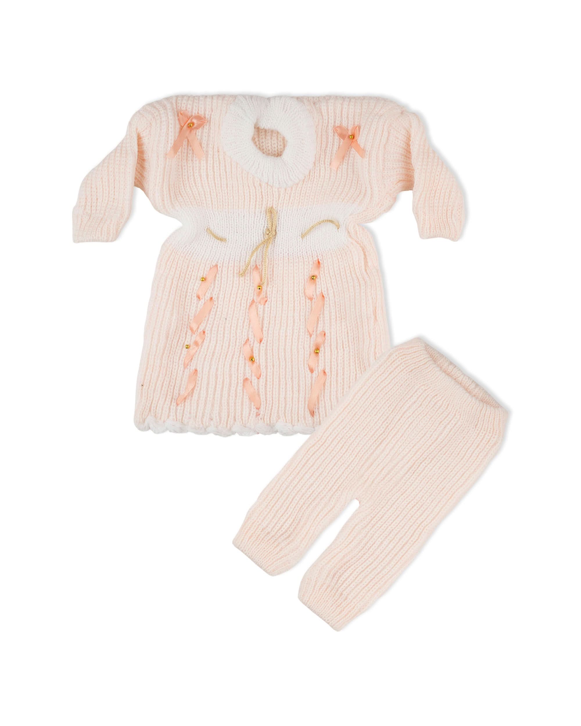 Newborn Girls Woollen Suit