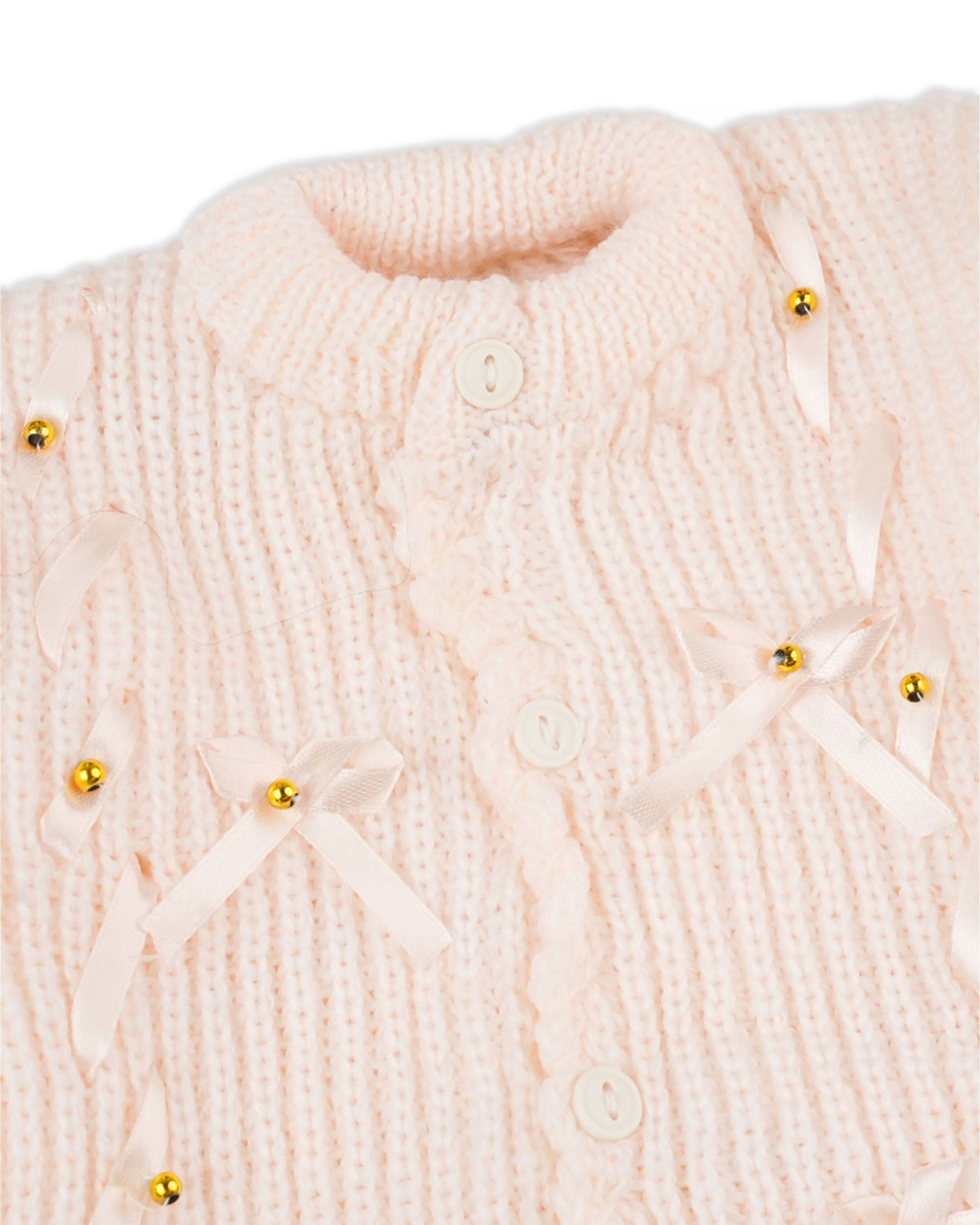 Newborn Girls Woollen Suit