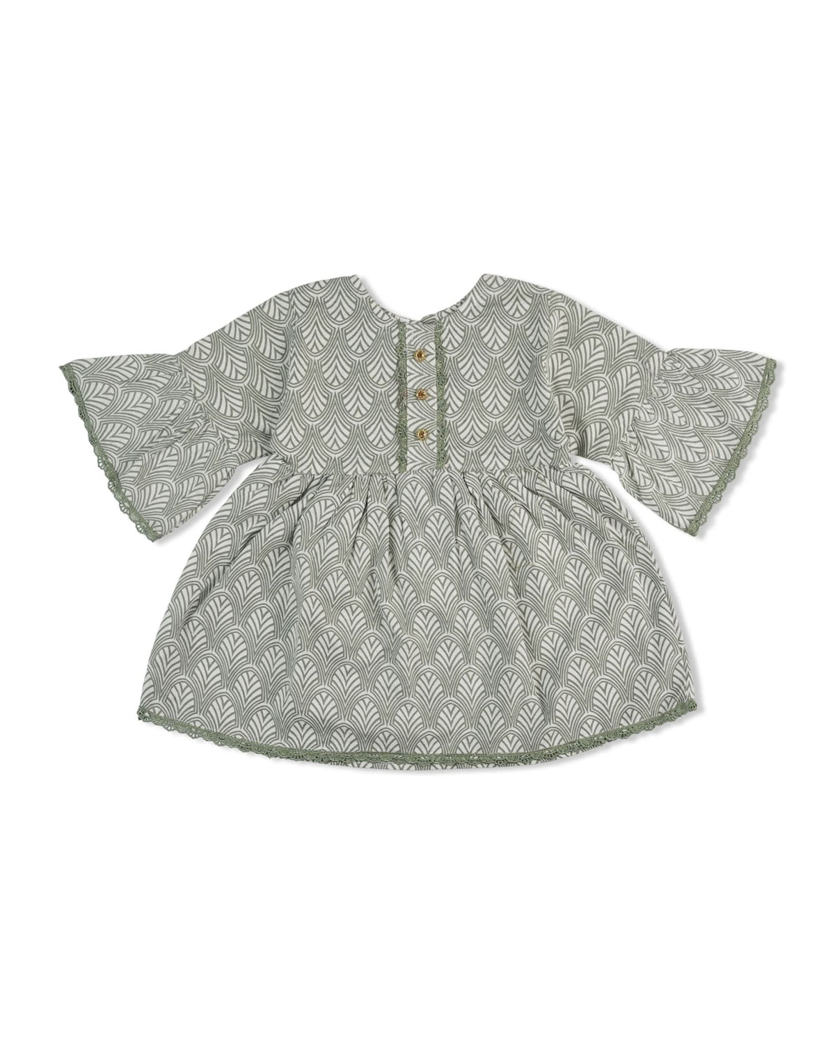Girls Frock - Light Green