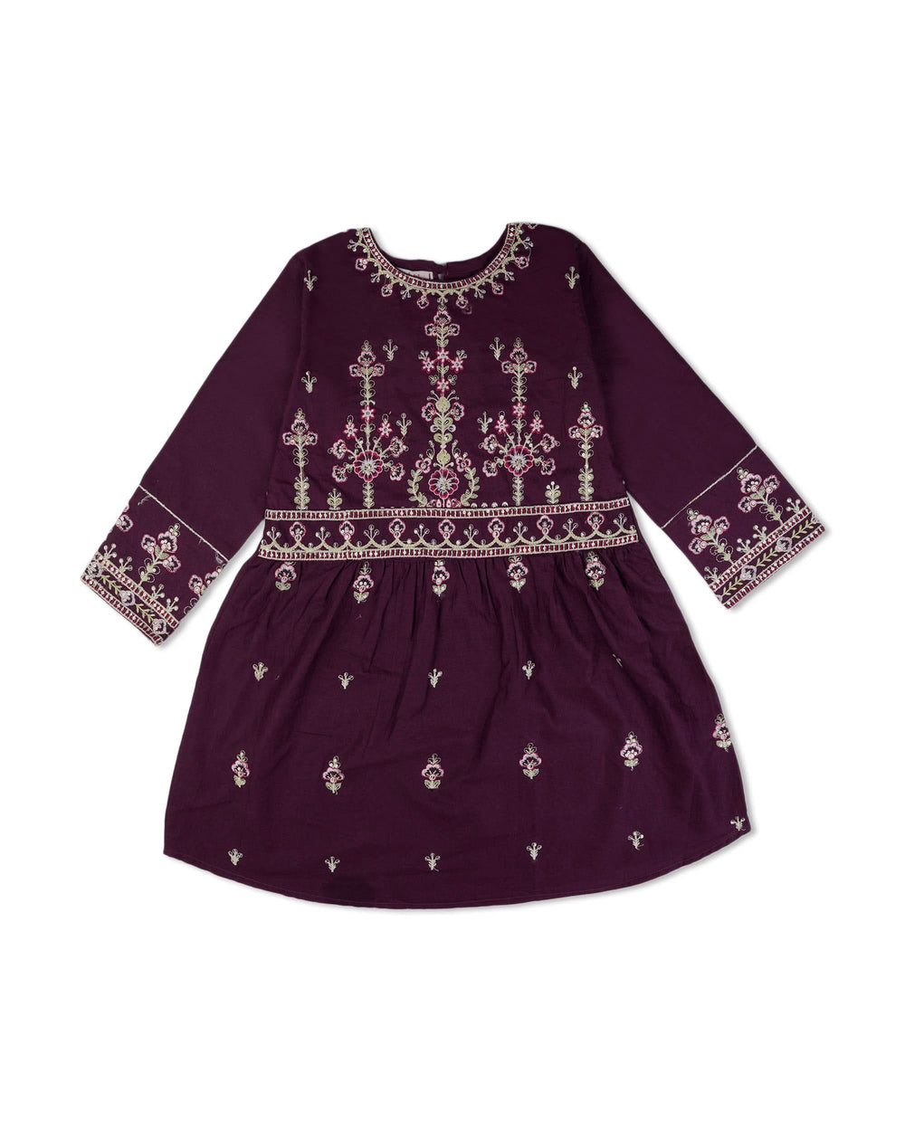 Valuables Girl 2-Piece Embroidered Suit