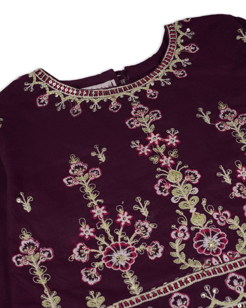 Valuables Girl 2-Piece Embroidered Suit