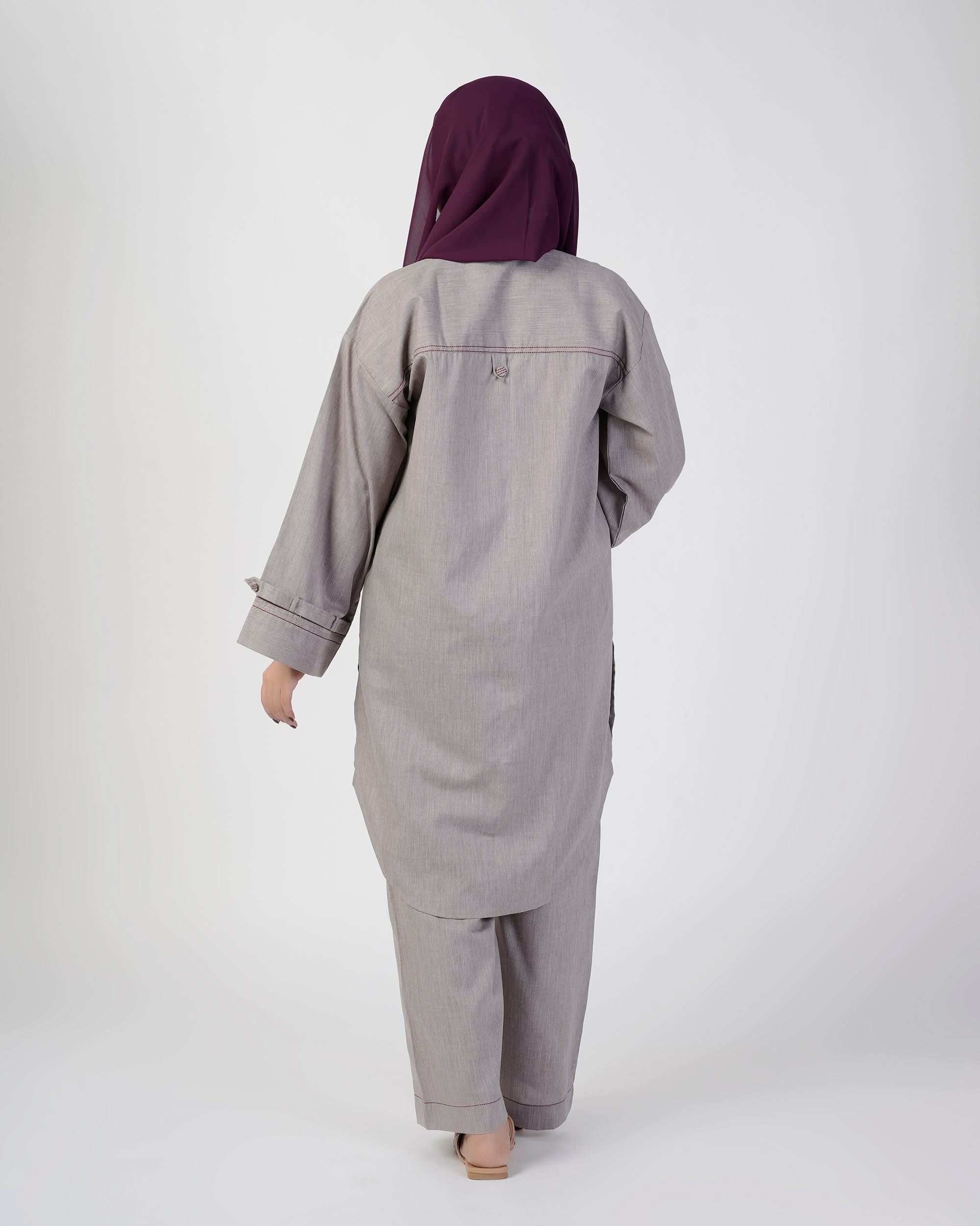Eminent Women’s Solid Blended 2 Pcs Suit