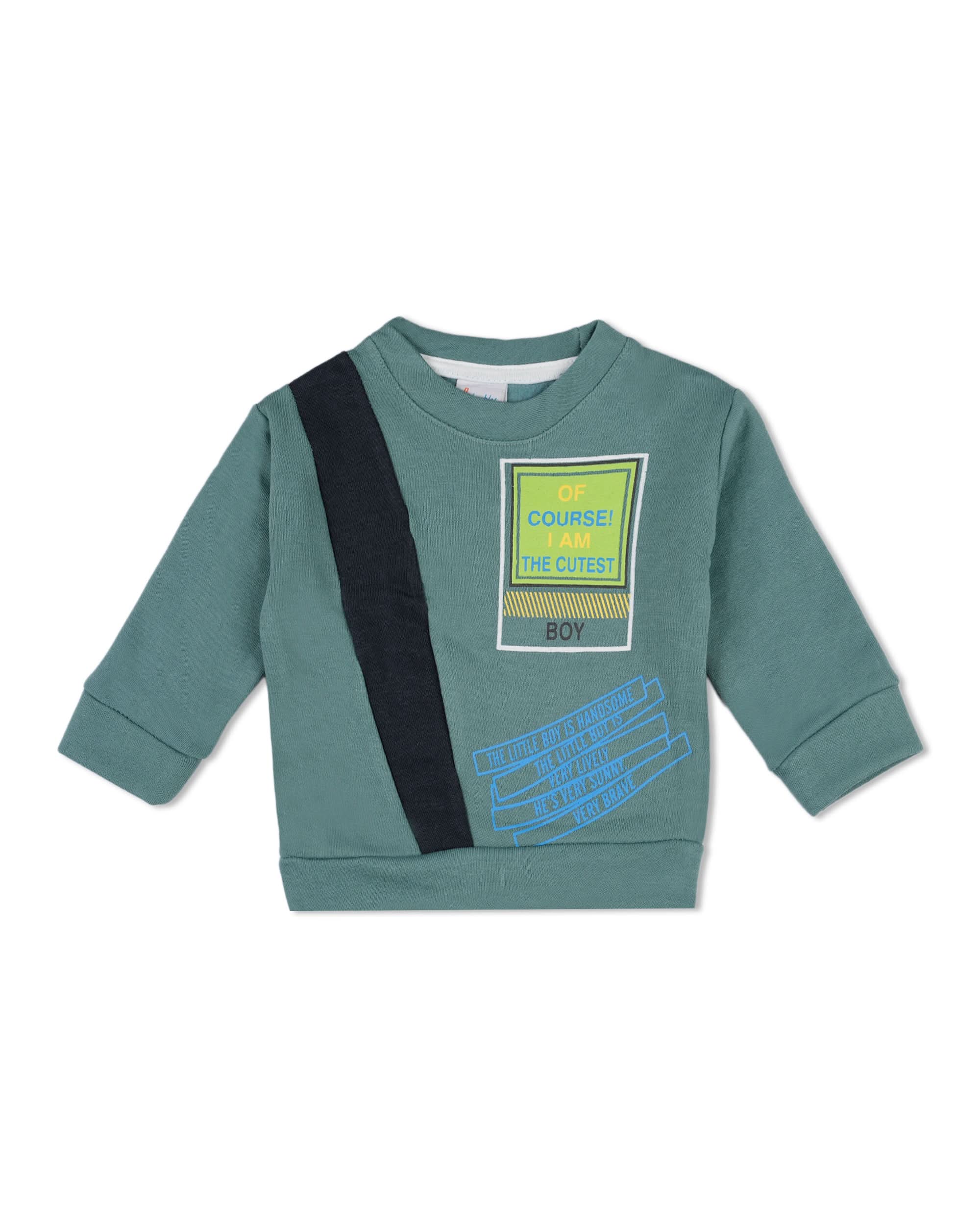 Valuables Newborn Boys Round Neck Suit