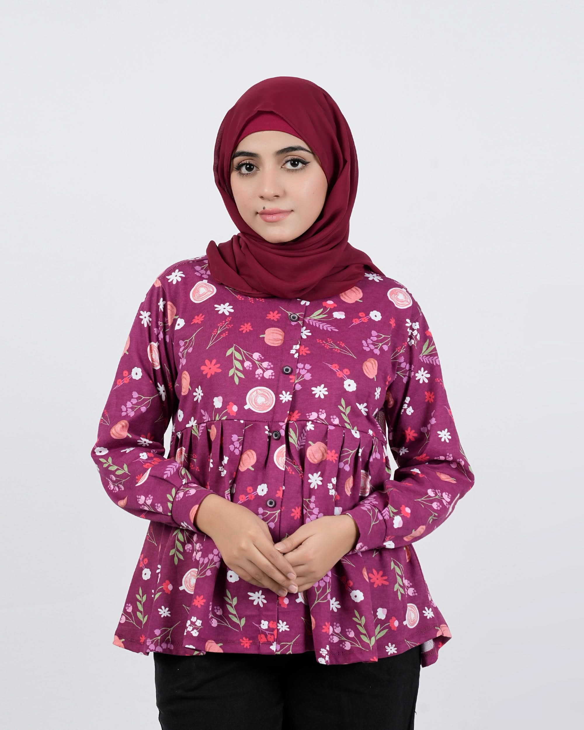 Eminent Women's Western Top - Maroon