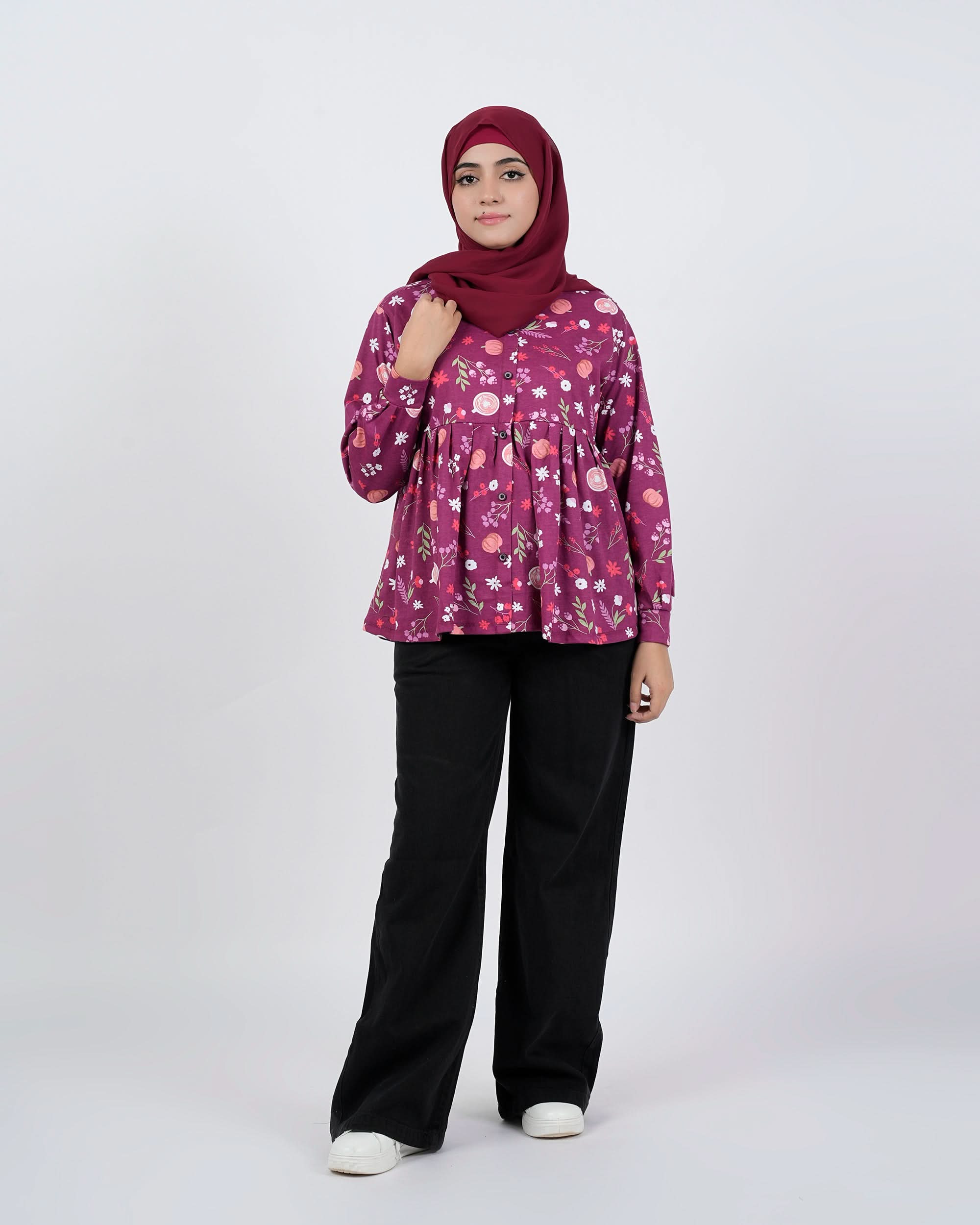Eminent Women's Western Top - Maroon