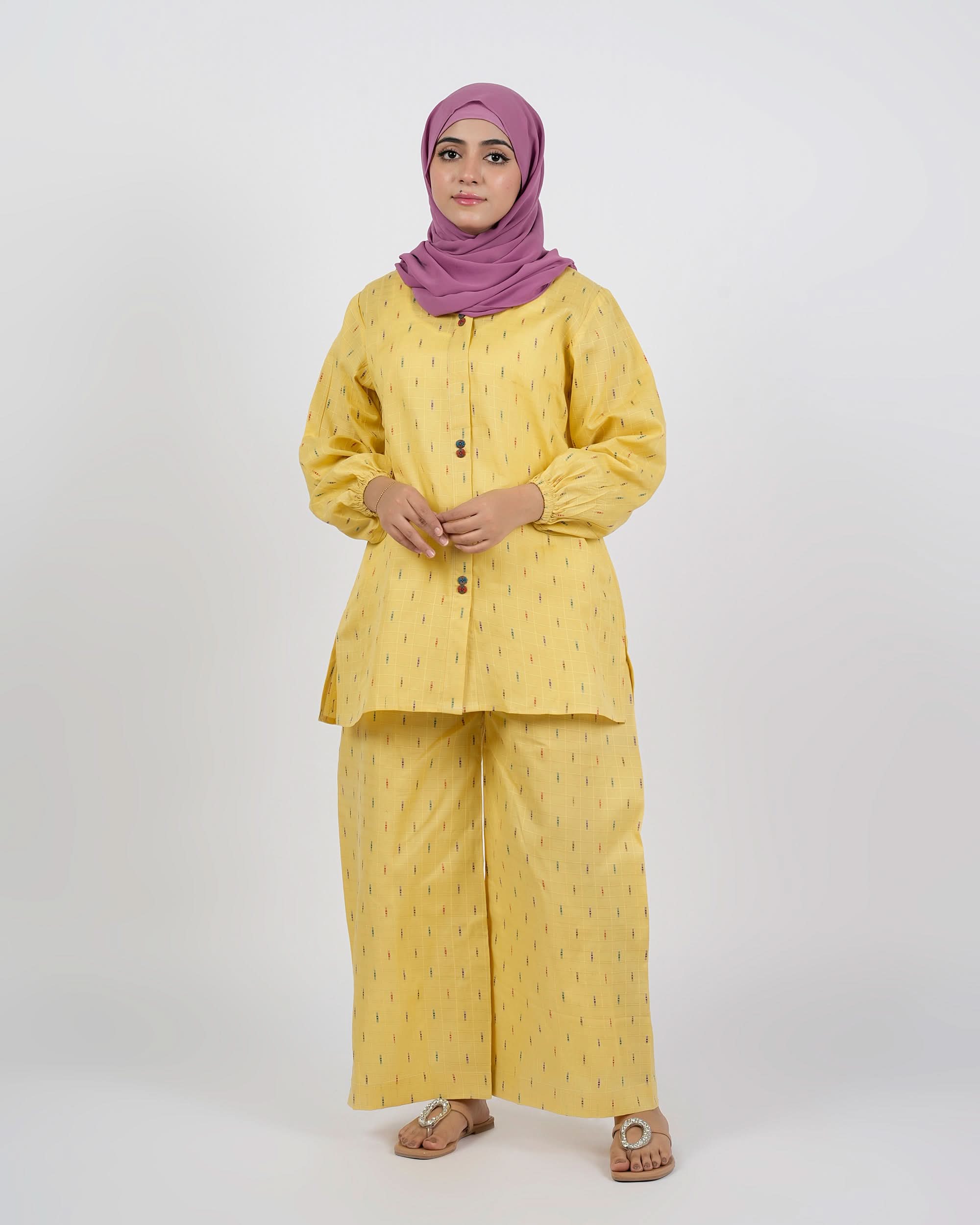 Valuables Women Eastern Fusion Embroidered 2Pcs