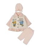 Newborn Girls Full Sleeves Suit
