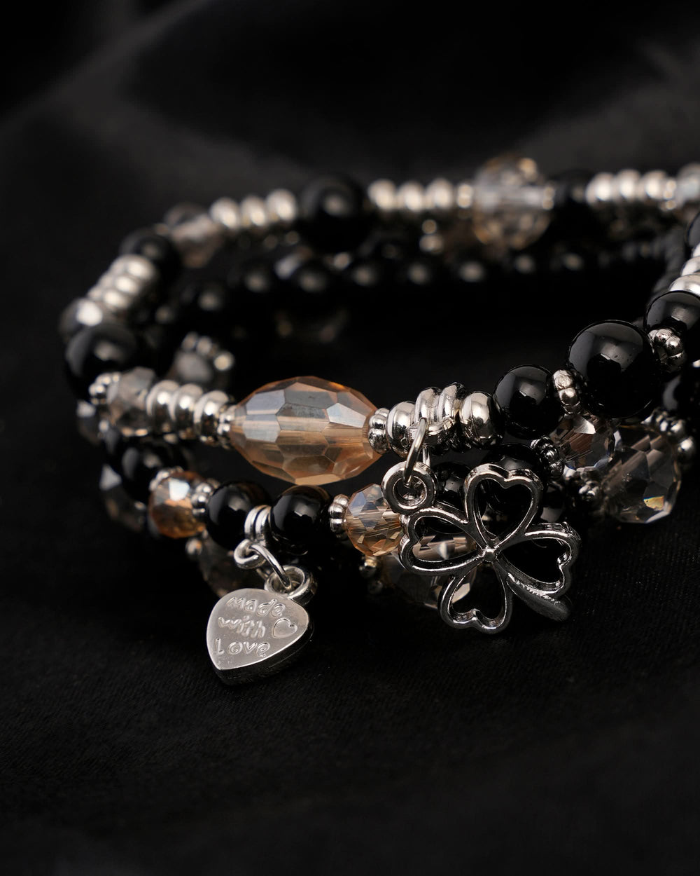 Women's Beads Bracelets( 4Ps Set )