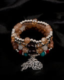 Women's Beads Bracelets( 4Ps Set )