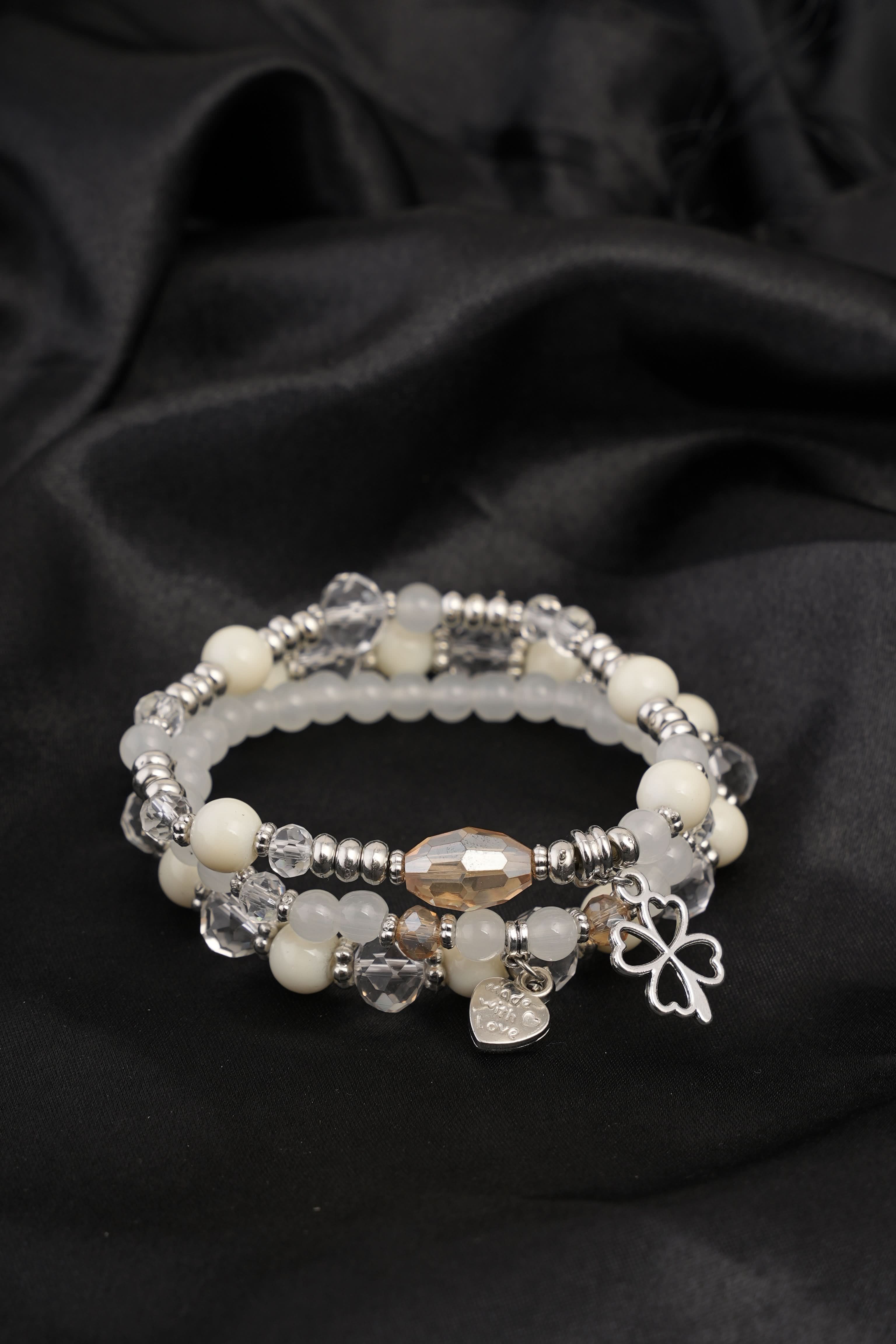 Women's Beads Bracelets( 4Ps Set )