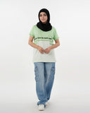 Eminent Women's Half Sleeves Printed T-Shirt - Green